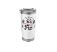 Roller Coaster Retired Vintage My Retirement Plan Stainless Steel Insulated Tumbler