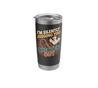 Roller Coaster Retro Vintage I'm Silently Judging You Stainless Steel Insulated Tumbler