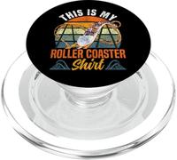 Roller Coaster Retro Vintage This Is My Roller Coaster Shirt PopSockets PopGrip for MagSafe