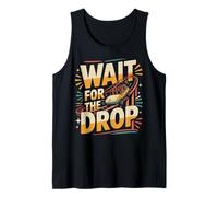 Roller Coaster Retro Vintage Wait for The Drop Tank Top