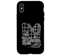 Roller Coaster Theme Park Rollercoasters Case for iPhone X/XS