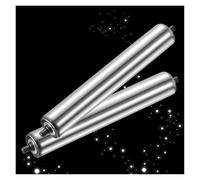 Roller Conveyor 2 Set Non Powered Steel Rollers Replacement 1" to 2.4" Diameter Small Conveyor Rollers for Easy Installation and Efficient Material Handling
