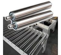 Roller Conveyor Skate Wheel Flow Rail Portable Light-Duty Gravity Conveyor Unpowered Table roller gravity，Stainless Steel Conveyor Belt Rollers Set of 9 Replace