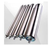 Roller Conveyor Skate Wheel Flow Rail Portable Light-Duty Gravity Conveyor Unpowered Table roller gravity，Stainless Steel Conveyor Roller Tube 25MM Diameter x 6