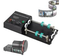 Roller Darkroom Film Processor Machine, Automatic Film Processor Machine with Auto Rotating Base, Developing Electric Rack Tank Holder, 4 Preset Programs, 1-30min Timer
