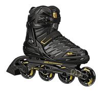 Roller Derby AERIO Q-60 Men's Inline Skates, Black/Gold, Size 10
