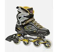 Roller Derby Aerio Q-80 Adults/Childrens Inline Skates - Black / Yellow UK sz 5