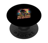 Roller Derby Hits Different Skating Sport PopSockets Adhesive PopGrip