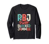 Roller Derby Pivot Blocker Jammer Positions Long Sleeve T-Shirt