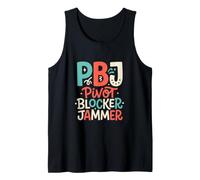 Roller Derby Pivot Blocker Jammer Positions Tank Top