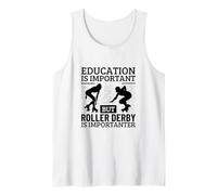Roller Derby Player Education is Important Roller Derby Tank Top