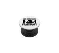 Roller Derby Player Sorry I Wasn't Listening Roller Derby PopSockets Adhesive PopGrip