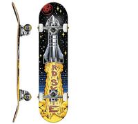Roller Derby Rocket Ship Deluxe Series Complete Skateboard for Kids, Teens, Beginners, Adults