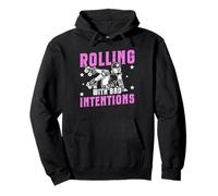 Roller Derby - Rolling With Bad Intentions Pullover Hoodie