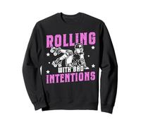 Roller Derby - Rolling With Bad Intentions Sweatshirt