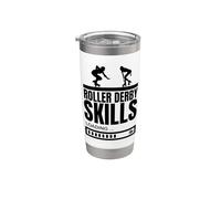 Roller Derby Skills Loading Funny Women Roller Derby Stainless Steel Insulated Tumbler