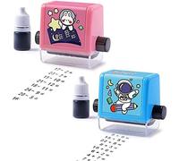 Roller Digital Teaching Stamp,Addition and Subtraction Roller Stamp,Within 100 Teaching Math Practice Questions,Math Educational Toy Stamp for Preschool Kindergarten Homeschool Supplies (Mixed 2Pc)