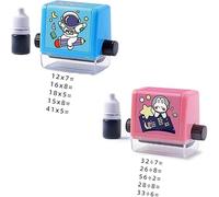 Roller Digital Teaching Stamp, Reusable Calculation Math Educational Toy Stamp, Teaching Math Practice Questions Within 100 for Addition Subtraction Multiplication Division (multiplication + division)