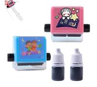 Roller Digital Teaching Stamp - Reusable Math Stamps | Division Multiplication Mathematics Practice Questions Within 100 Student Stationery School For Homeschool Learning And Number