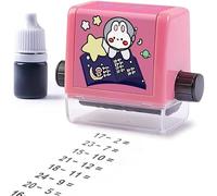 Roller Digital Teaching Stamp - Within 100 Teaching Math Practice Questions, Addition Subtraction Seal Arithmetic Artifact, Reusable Addition and Subtraction Teaching Stamp (Subtraction)
