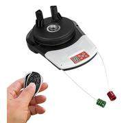 Roller Door Opener, Automatic Garage Motor with 2 Remotes, 800N Power, LED Light, for Garage Warehouse Gate