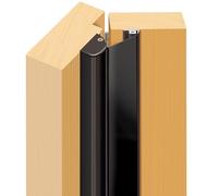 Roller Finger Protector 1925mm - Door Hinge Safety Guard for Schools, Nurseries & Commercial Use, Professional Little Fingers Protection, Easy Fit Aluminium Safety Strip - Black