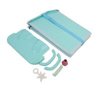 Roller Folding Foot Bath Massage Ball Deep Soaking Foot Spa Basin with Storage Buckles for Relaxation Therapy and Home Use PP TPE Material 33x33x49cm (Green Foot Bath Bucket)