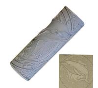 Roller for Clay, Clay Roller | Texture Roller Pin - Ceramic Tools Creating Supplies, Bird Bee Whale Pattern Stamps for Art