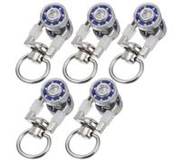 Roller for Curtain Curtain Track Runner Metal 5Pcs Hold the Curtain Steady Practical Design for Home Accessories