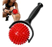 Roller for Performing Massages - Hand Held Relaxation Tools with Spiky Balls | Yoga Massage Stick for Back, Foot, Shoulder, Hand, Leg, Calf