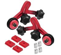 Roller Guide with Anti Kickbacks Bearing for Table Chainsaws Workbenches Stable Wood Feed Vibrations Damping Design Double Sliders Table Chainsaws Feed Guide