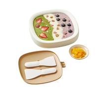 Roller Machine for - Stainless Steel Food Plate | Instant Machine | For Yogurt Smoothies and Fruit Sorbet, Family Meetings, DIY Between G