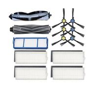 Roller Main Brush Cover Side Brush HEPA Filter Mop Cloth Compatible For ILife A7 A9S/DEXP LF800/Genio Deluxe 500 Robot Vacuum Cleaner Parts (Color : As this picture show-07)