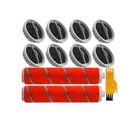 Roller Main Brush Filter Replacement，Compatible for Xiaomi，Compatible for Roidmi，Compatible for NEX，X20 X30 S2 F8 Pro Vacuum Cleaner Replacement Accessories(Set E)