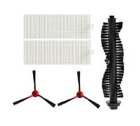 Roller Main Brush Side Brush HEPA Filter for AiRROBO P10 Robotic Vacuum Cleaner Spare Parts Accessories Replacement Commendable(Light Grey)