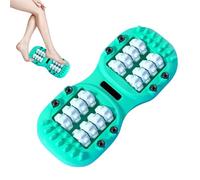 Roller massager with footballs | Double Trigger Point Relief Tool | Accessory - , muscle relaxation home, neck back pulp women women older men