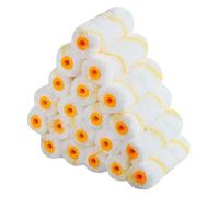Roller Paint Brush,Pattern Paint Roller,20Pcs 4inch Home Wall Decoration Pattern Painting Cover Tool All Treatments Supplies Brushes White