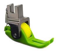 Roller Presser Foot, Smooth Feeding, 4×1.6cm, Narrow Roller Presser Foot, Sewing Machine Accessories, Friction Reducing, For Denim Leather Stitching Heavy Fabric