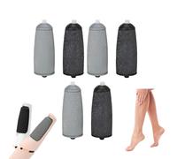 Roller Replacement Heads for JML NuYou Pedi，Electric Tool Foot File,Replacement Foot Grinder Roller Heads for Feet Callus Removers （3 Black & 3 Grey）