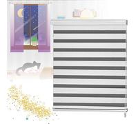 Roller Shade Blackout Shades Roller Blinds Thermal Blackout Roller Blind, Window Blinds Easy fit Home Office Window Blinds for Kitchen/Bathroom/Toilet any Room 150x150cm/59x59in(WxH) white