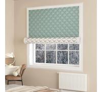 Roller Shutter Insulated Window Cover, 3 Layers Quilting Thermal Window Cover for Winter, Windproof and Sunshade, fit Bedroom Attic RV(Green,150x170cm/59x67in)