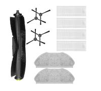 Roller Side Brush HEPA Filter Mop Cloth Compatible With Qihoo 360 S10 X100 MAX 2pro Robotic Vacuum Cleaner Spare Parts Accessories(006)