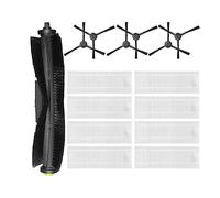 Roller Side Brush HEPA Filter Mop Cloth Compatible With Qihoo 360 S10 X100 MAX 2pro Robotic Vacuum Cleaner Spare Parts Accessories(005)