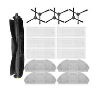 Roller Side Brush HEPA Filter Mop Cloth Compatible With Qihoo 360 S10 X100 MAX 2pro Robotic Vacuum Cleaner Spare Parts Accessories(007)