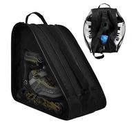 Roller Skate Bag,Great for Roller Skates, Ice Skates, Rollerblade, Figure Skates, Ice Hockey Skate - Skate Bag for Kids and Adults (Black)