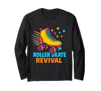 Roller Skate Revival Retro Vibe for Adult Skaters Long Sleeve T-Shirt
