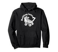 Roller Skate Rolling Into 7 Pullover Hoodie