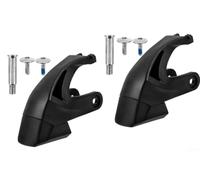 Roller Skate Stopper for Inline Skates with Optimized Contact Geometry and Consistent Friction Profile for Predictable Braking (2 sets)