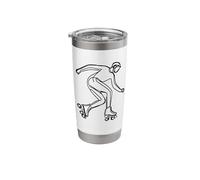 Roller Skater Rollerskating Stainless Steel Insulated Tumbler