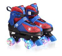 Roller Skates for Boys Girls,4 Size Adjustable Skates with Light up Wheels